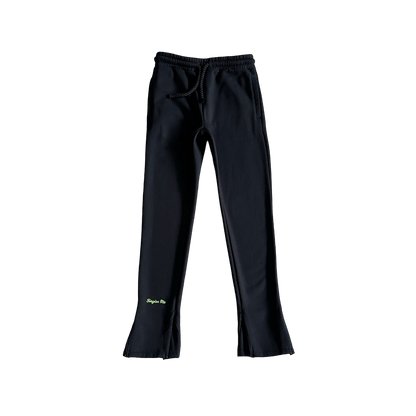 Syna Negru Verde Trening Hanorac Pantaloni - prezentare produs