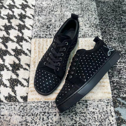 Christian Louboutin Full Negru Diamonds - prezentare produs