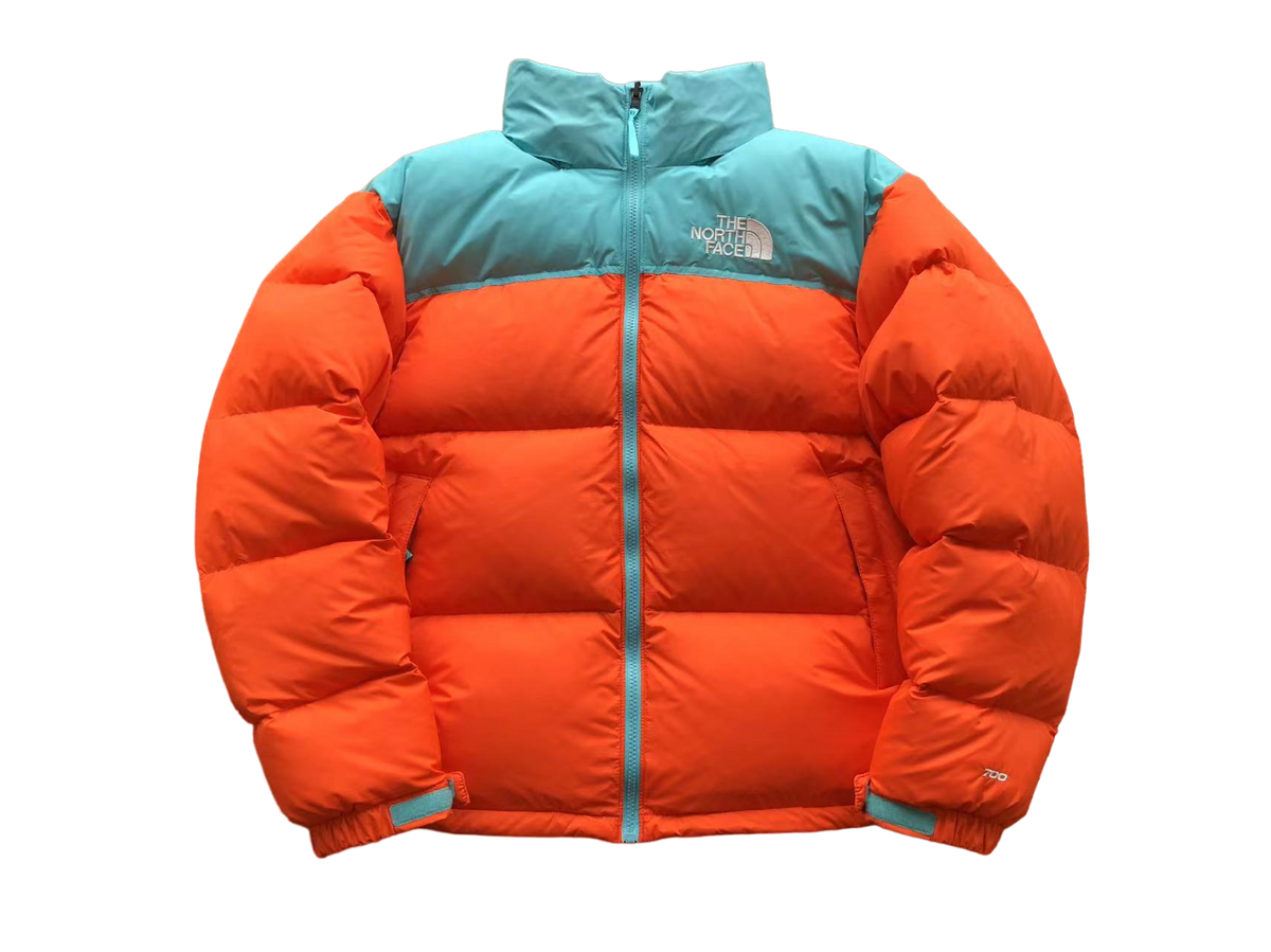 The North Face Turquoise Portocaliu Mega Discount Geacă - prezentare produs