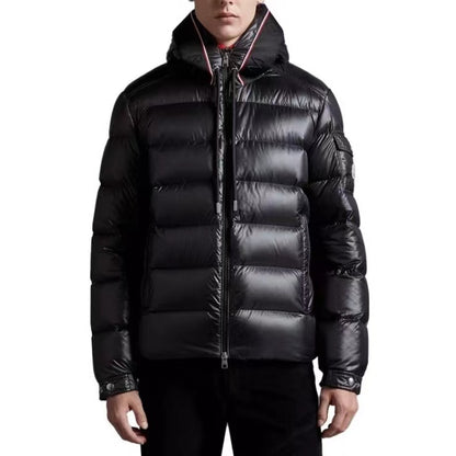 Moncler Geacă Puffer Negru Alb - prezentare produs