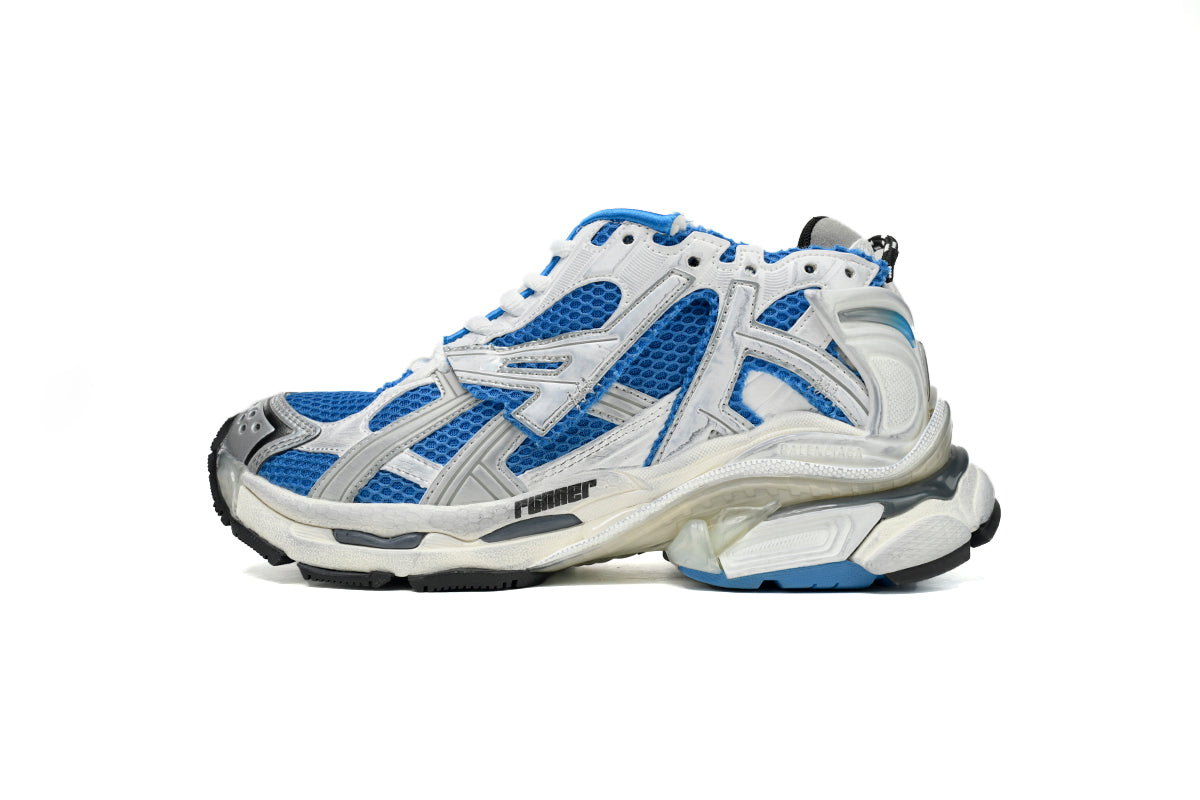 Balenciaga Runner Albastru Alb - prezentare produs