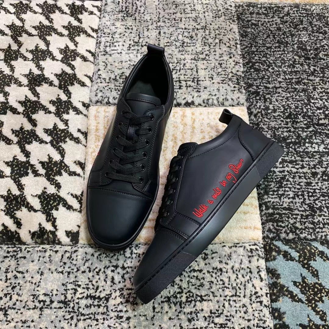 Christian Louboutin Clasic Negru Piele Low - prezentare produs
