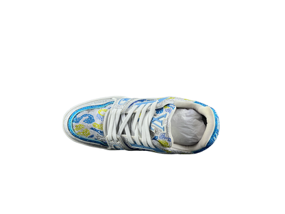 Louis Vuitton LV Trainers Baby Albastru Gri Diamonds Luxury Ediție - prezentare produs