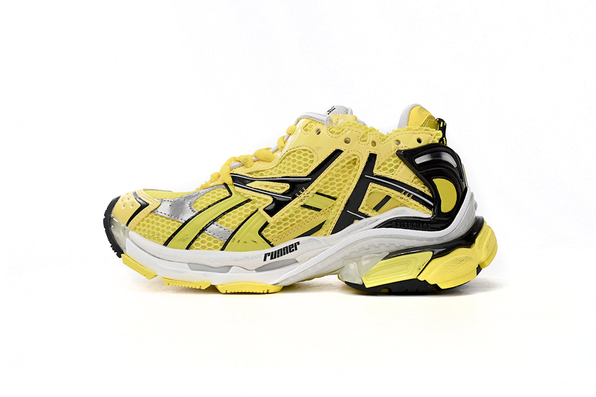 Balenciaga Runner Galben Negru - prezentare produs