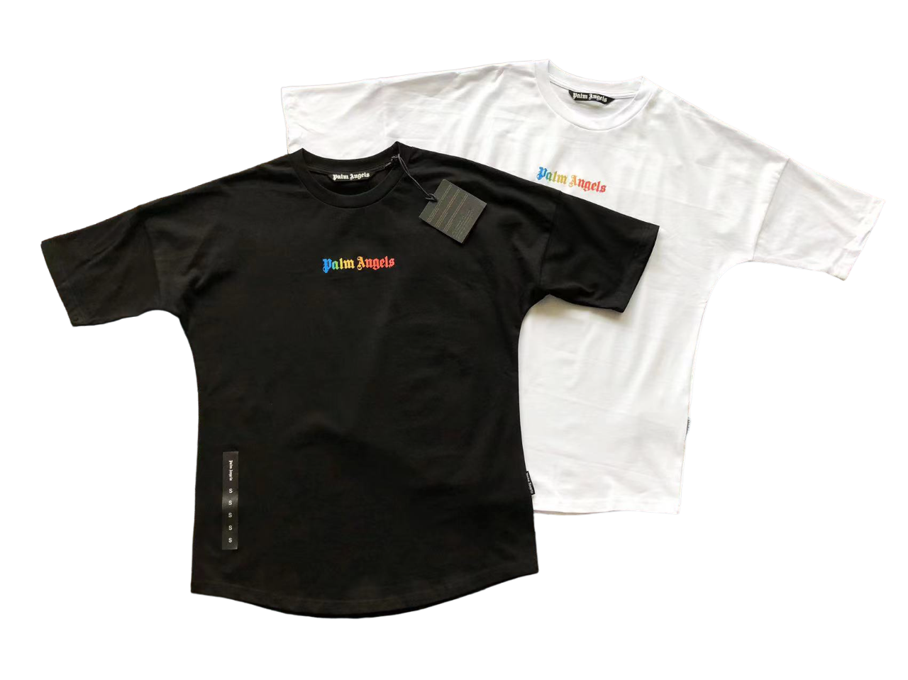 Palm Angels Back Logo Tricou - prezentare produs