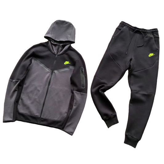 Nike Tech Fleece Negru Gri Fleece - prezentare produs