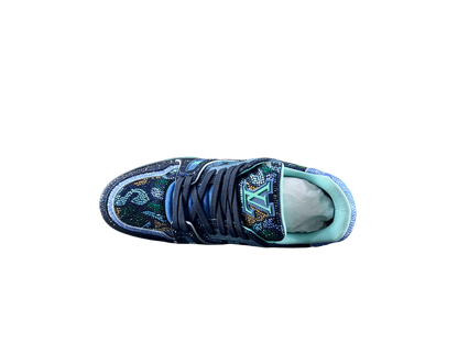 Louis Vuitton LV Trainers Albastru Diamonds Luxury Ediție - prezentare produs