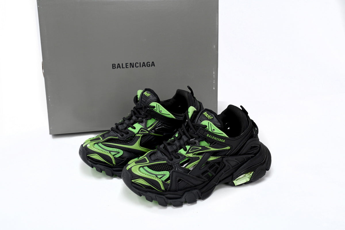 Balenciaga Track 2 0 Verde Negru - prezentare produs