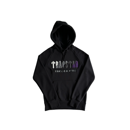 Trapstar Hooded Trening Negru Violet - prezentare produs