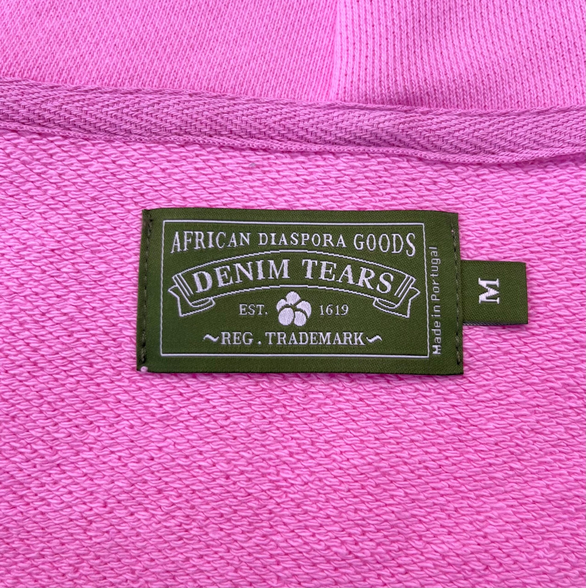 Denim Tears Hanorac Roz - prezentare produs