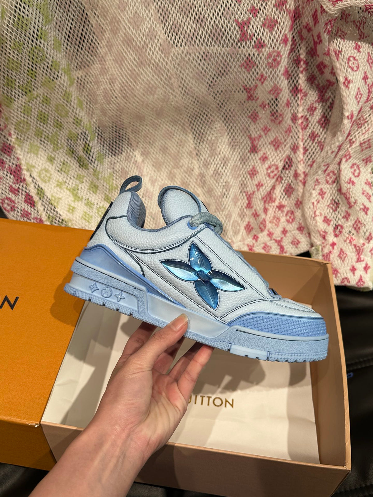 Louis Vuitton LV Skate Baby Albastru Pantofi sport - prezentare produs