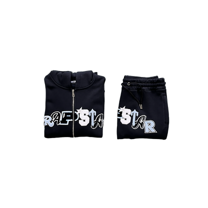 Trapstar Widcard Trening Negru Albastru - prezentare produs