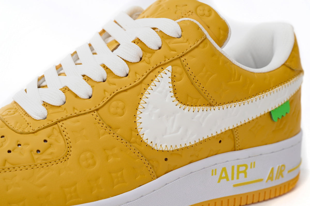 LV X Nike Air Force 1 Galben - prezentare produs