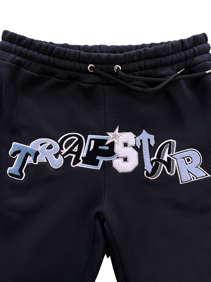 Trapstar Widcard Trening Negru Albastru - prezentare produs