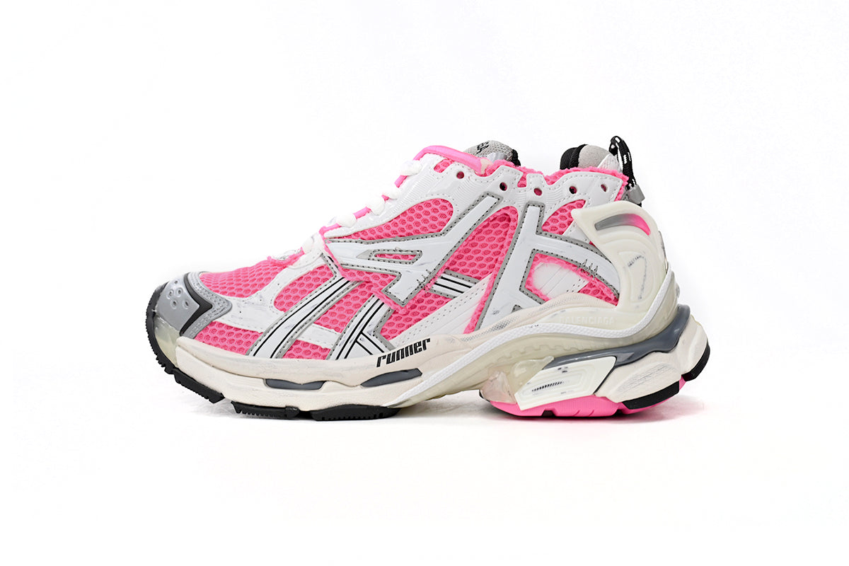 Balenciaga Runner Alb Roz - prezentare produs