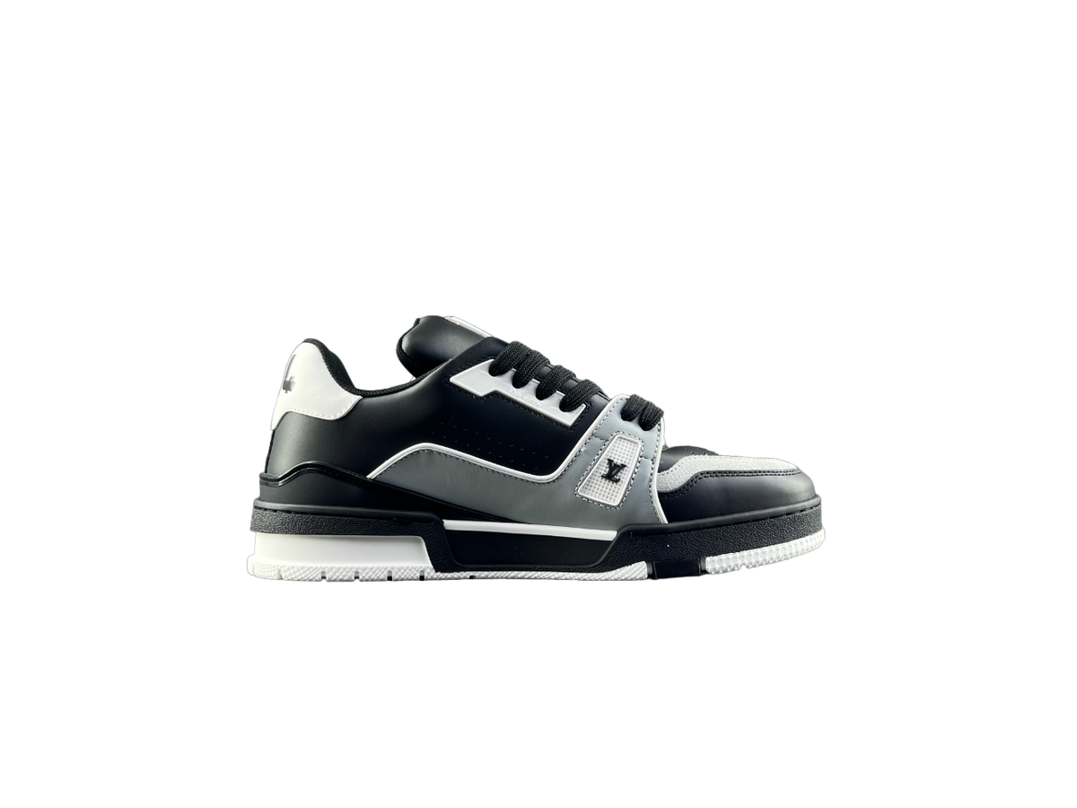 Louis Vuitton LV Pantofi sport Negru Alb Gri - prezentare produs