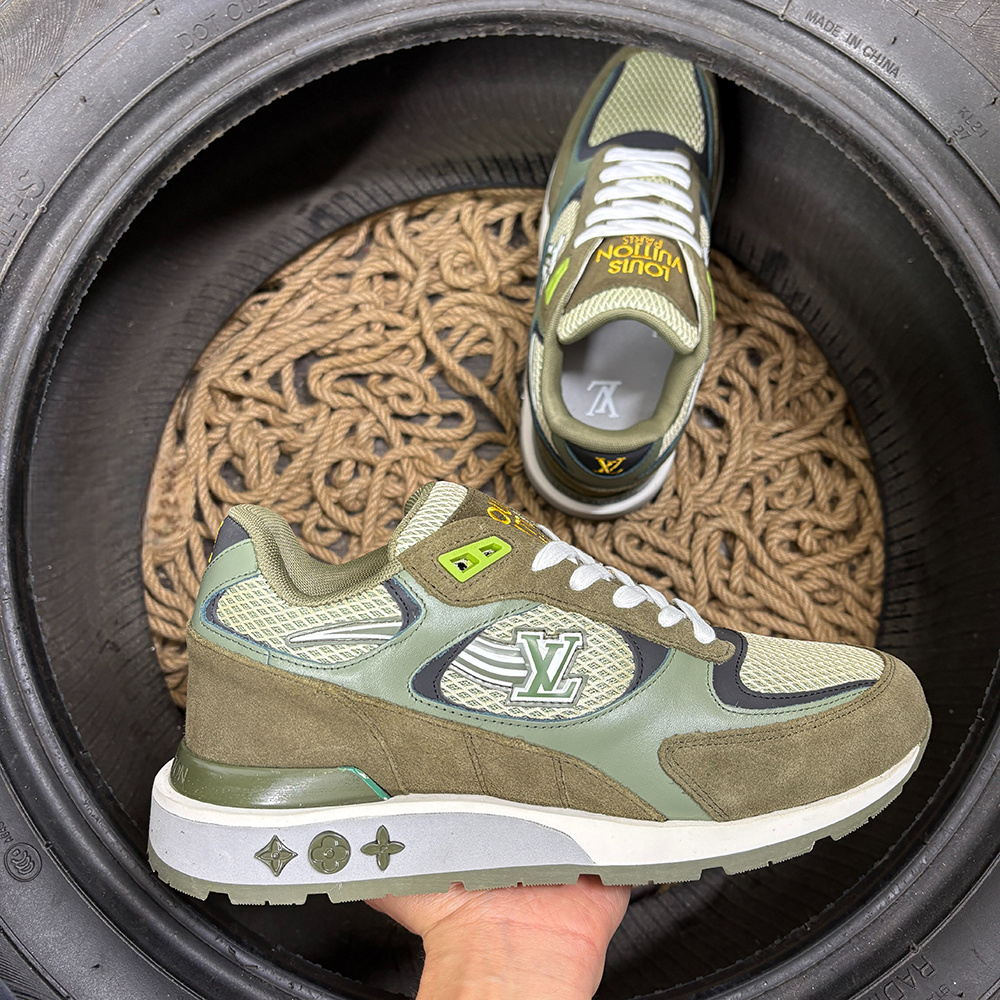 Louis Vuitton LV Run Away Army Verde Pantofi sport - prezentare produs
