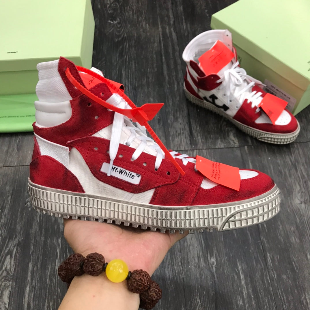 Off-White Court 3 0 Alb Roșu - prezentare produs