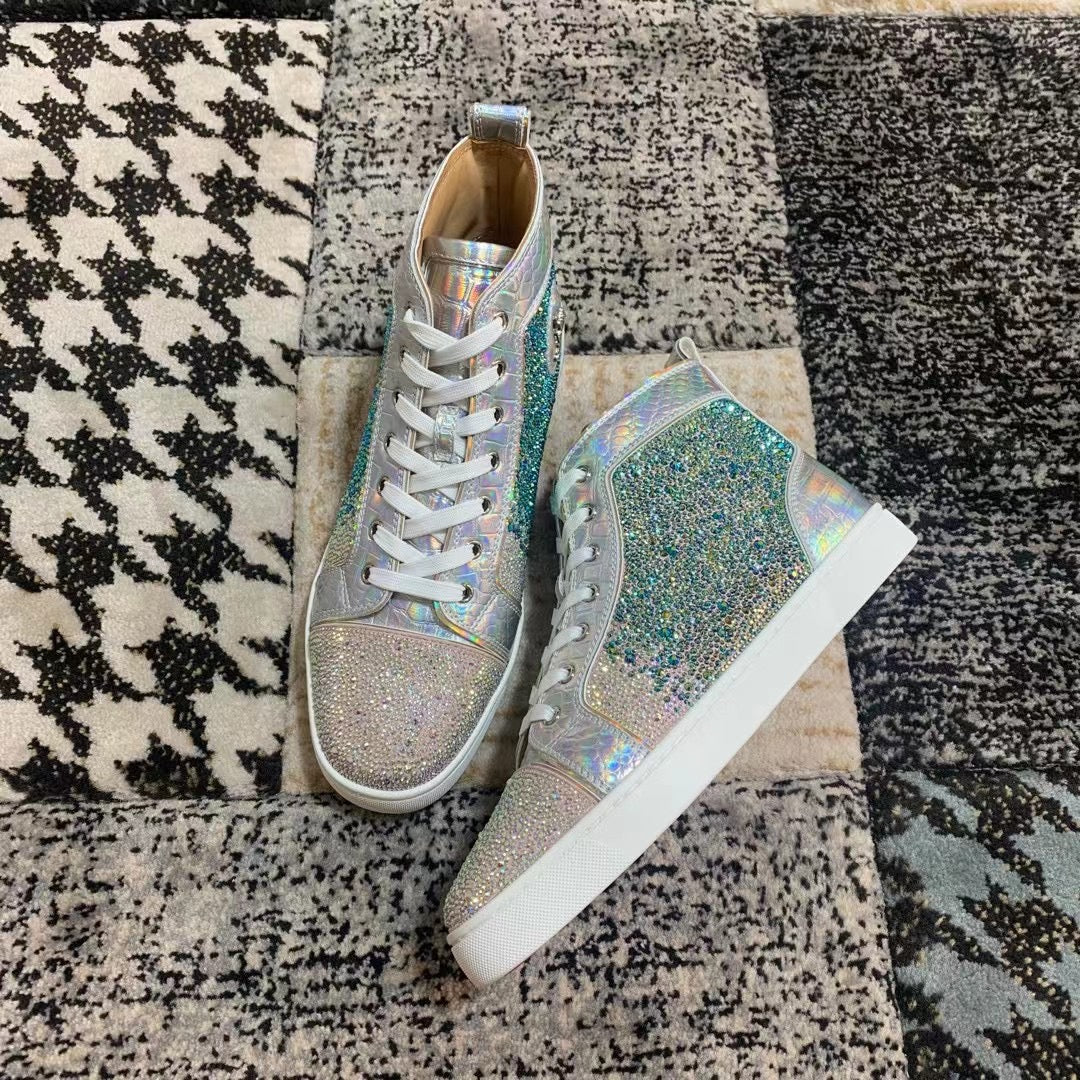 Christian Louboutin Turquoise Diamonds High - prezentare produs