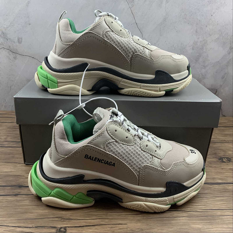 Balenciaga Triple S Verde Gri - prezentare produs