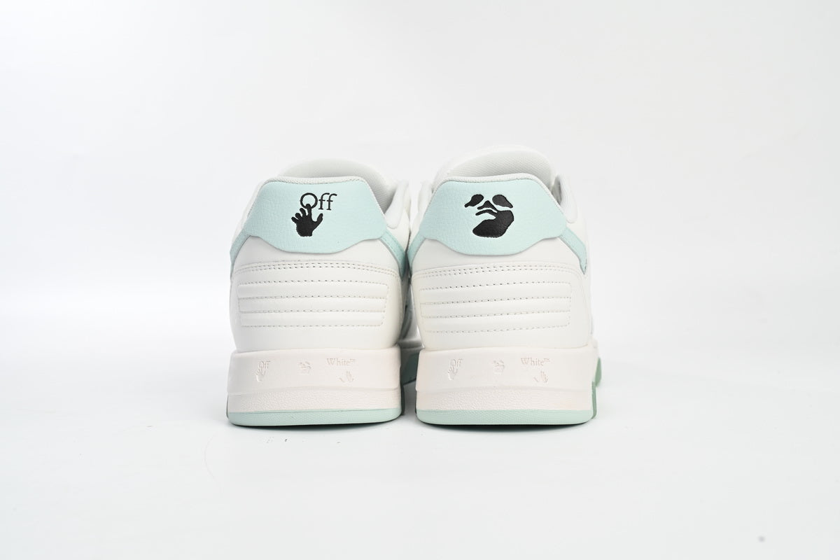 Off-White Out Of Office Deschis Verde Alb - prezentare produs