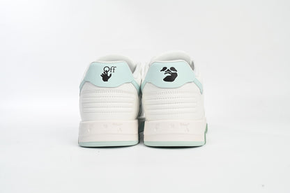 Off-White Out Of Office Deschis Verde Alb - prezentare produs