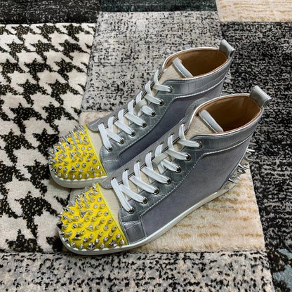 Christian Louboutin High Galben Argintiu - prezentare produs