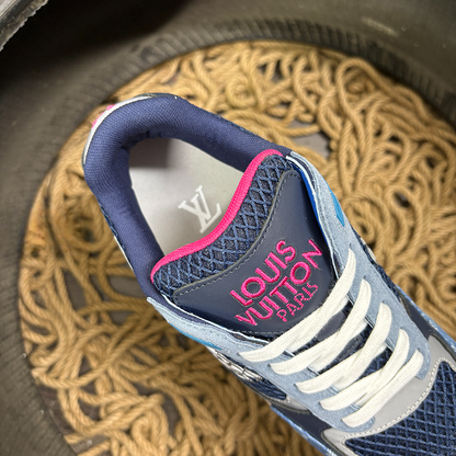 Louis Vuitton LV Run Away Albastru Roz Pantofi sport - prezentare produs