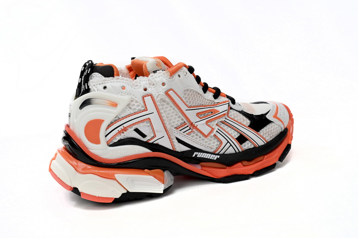 Balenciaga Runner Portocaliu Alb - prezentare produs