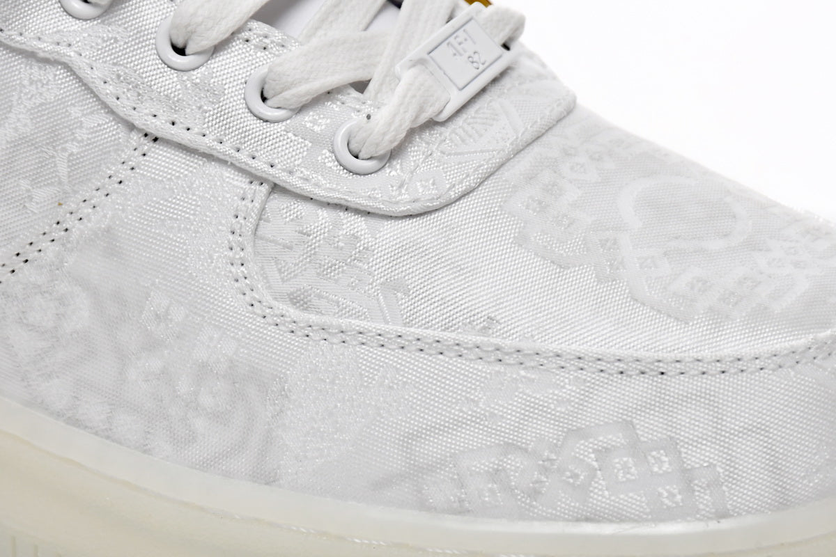 Clot X Nike Air Force Premium Alb Silk Pantofi sport - prezentare produs