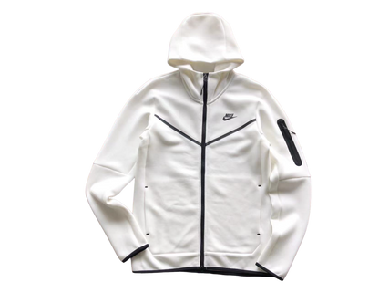 Nike Tech Fleece Full Alb Fleece - prezentare produs