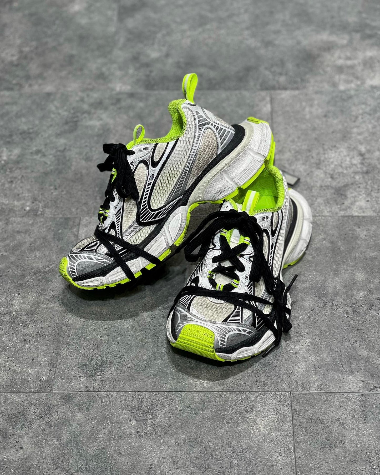 Balenciaga 3XL Lime Gri Pantofi sport - prezentare produs