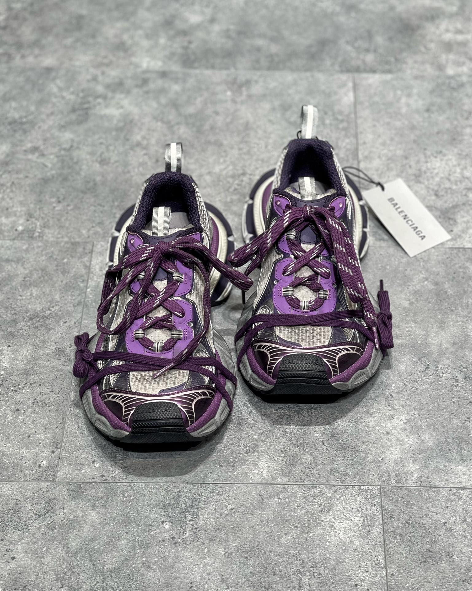 Balenciaga 3XL Violet Pantofi sport - prezentare produs