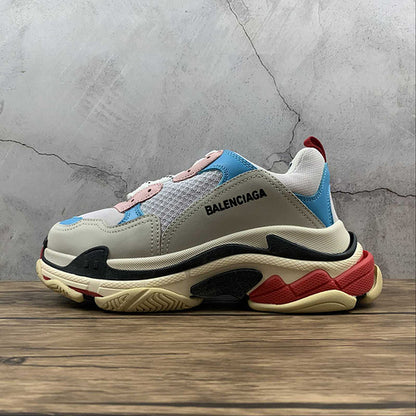 Balenciaga Triple S Albastru Roșu - prezentare produs