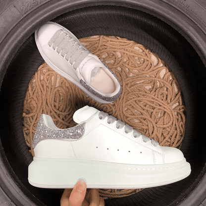 Alexander McQueen Argintiu Glitter - prezentare produs