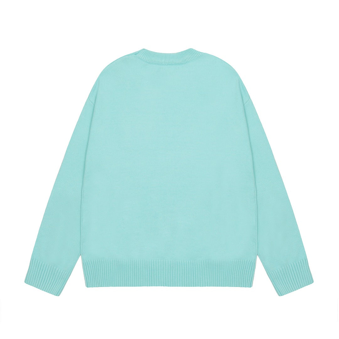 Ami Paris Pulover Turquoise - prezentare produs