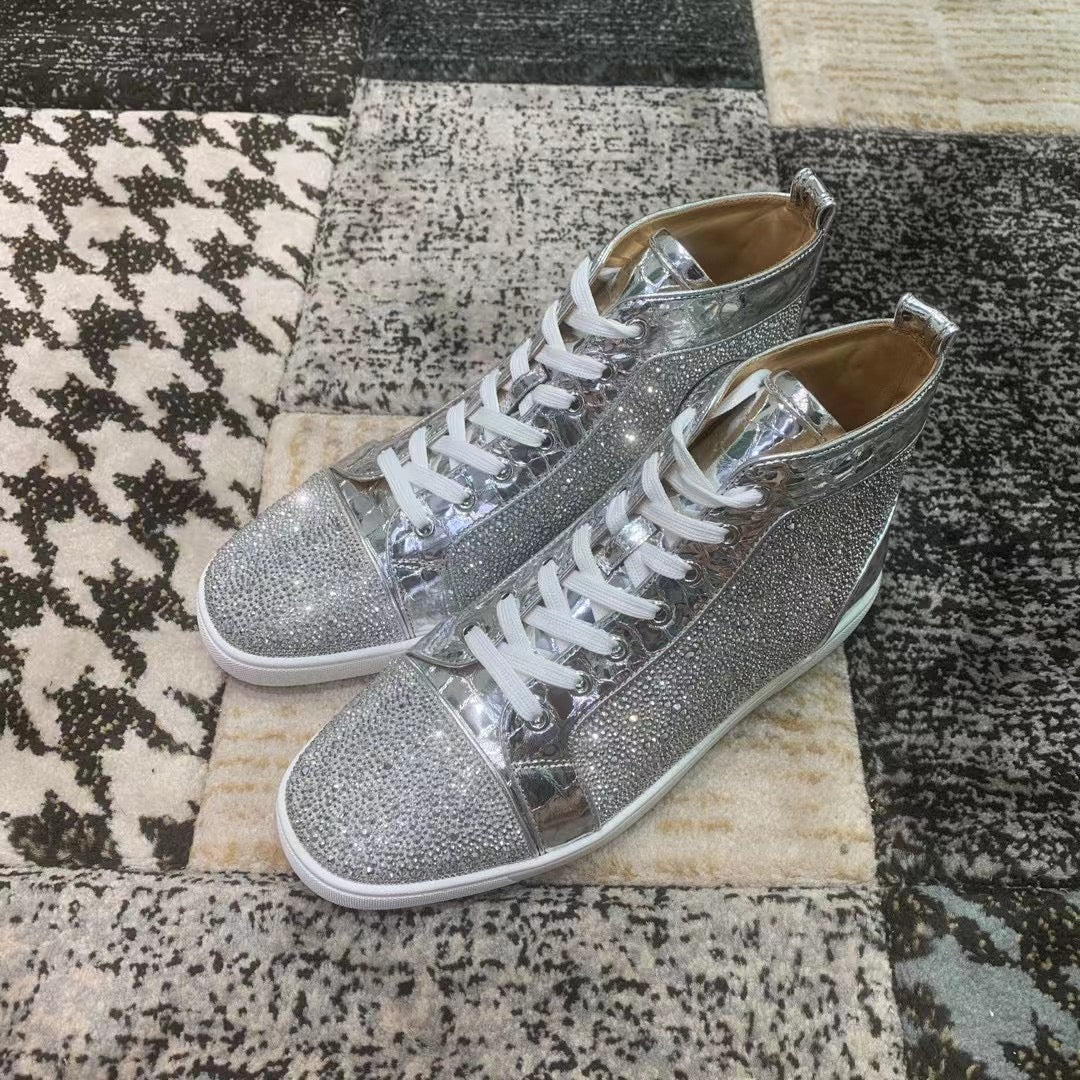 Christian Louboutin Argintiu High - prezentare produs