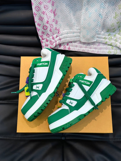 Louis Vuitton LV Pantofi sport Maxi Verde - prezentare produs