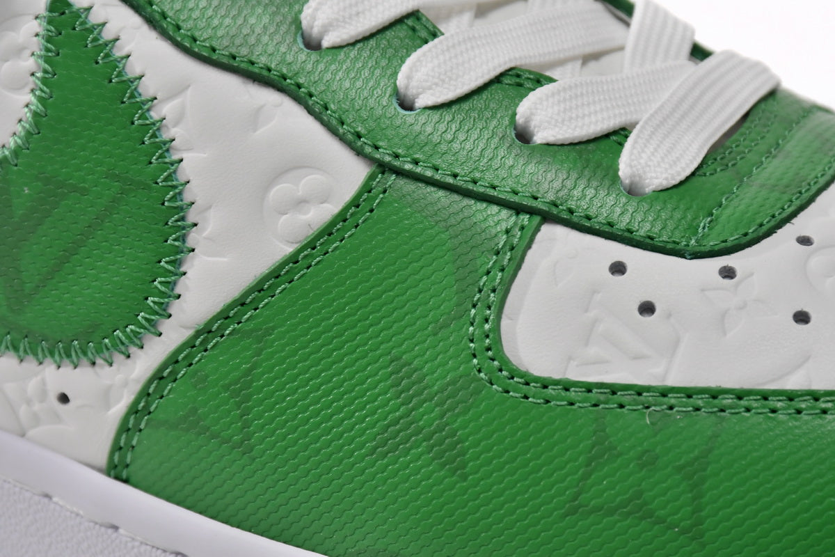 LV X Nike Air Force Verde Pantofi sport - prezentare produs
