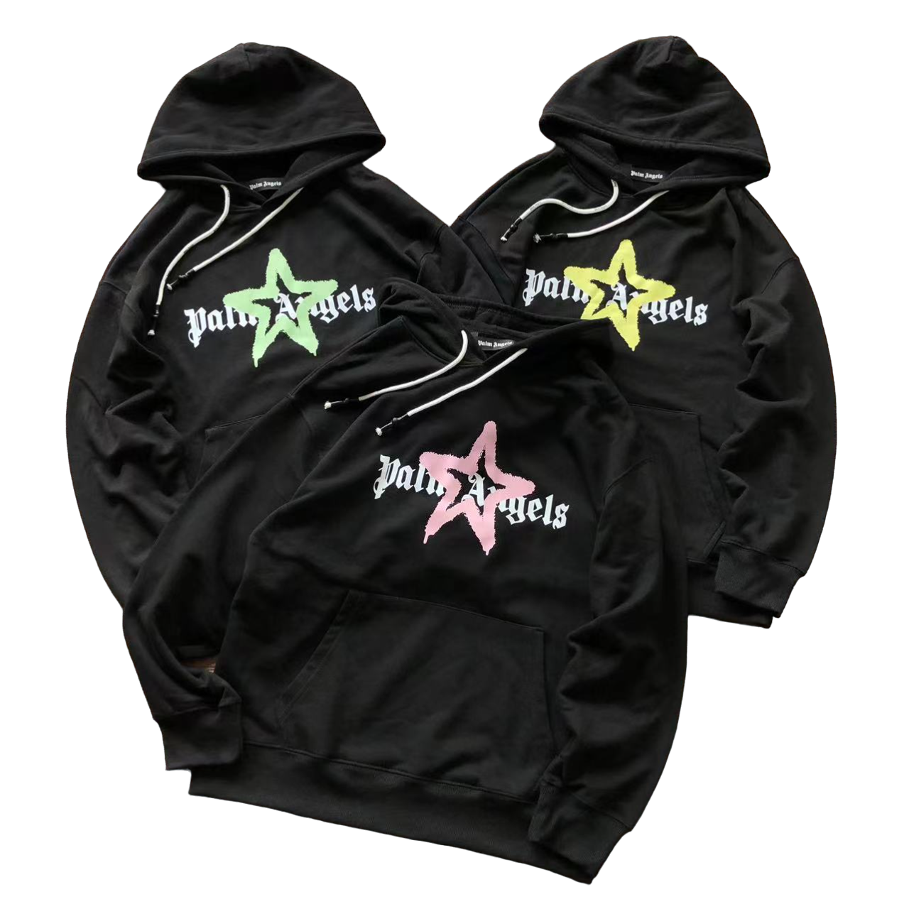 Palm Angels Graffiti Star Hanorac - prezentare produs