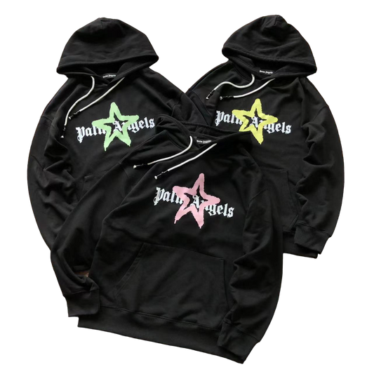 Palm Angels Graffiti Star Hanorac - prezentare produs