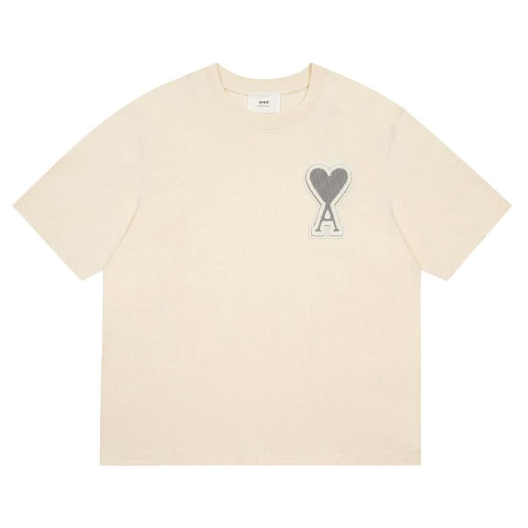 Ami Paris Tricou Crem - prezentare produs