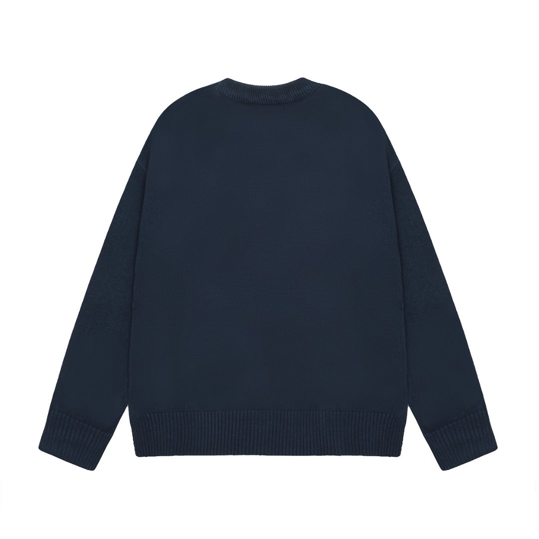 Ami Paris Pulover Dark Albastru - prezentare produs