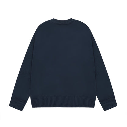 Ami Paris Pulover Dark Albastru - prezentare produs