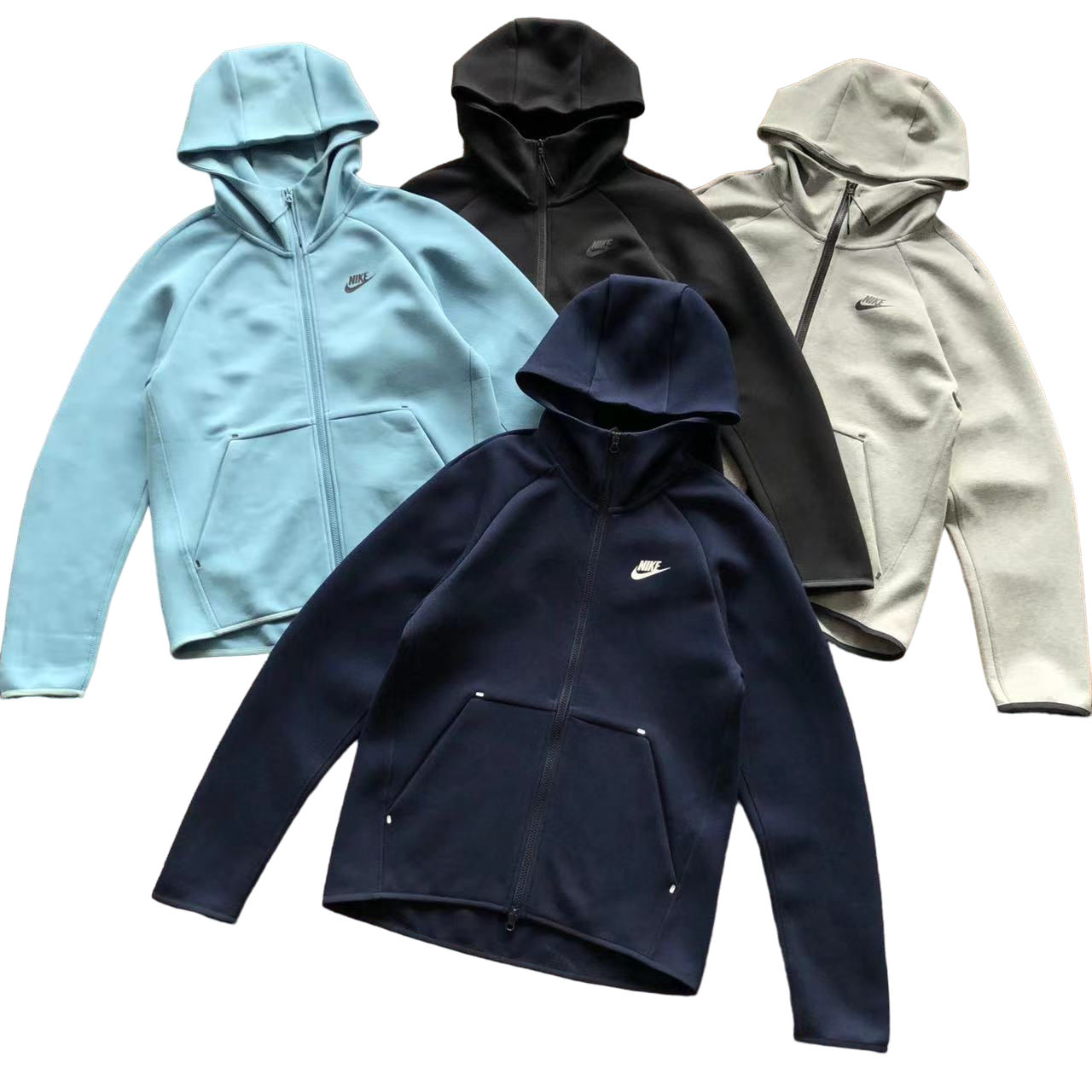 Nike Tech Fleece Albastru Gri Baby Albastru Royal Albastru Fleece - prezentare produs