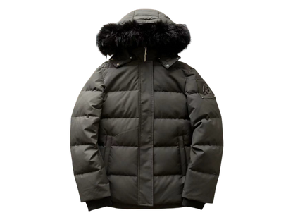 Moose Knuckles Geacă Negru Alb - prezentare produs