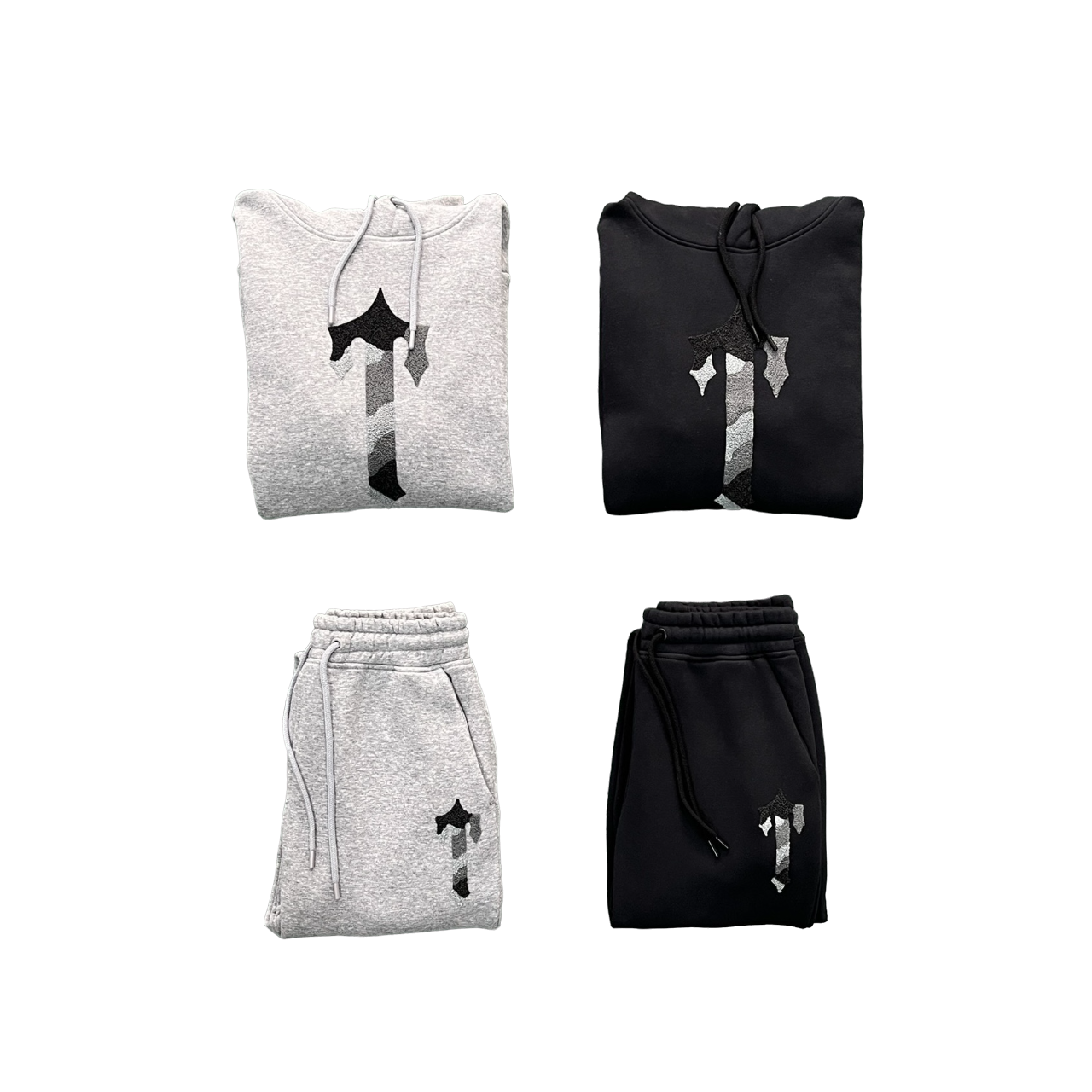 Trapstar T Word Trening Negru Gri - prezentare produs