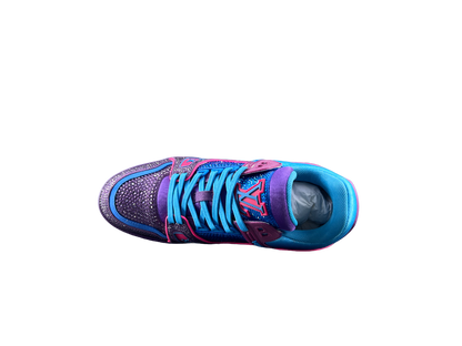 Louis Vuitton LV Trainers Albastru Violet Diamonds Luxury Ediție - prezentare produs