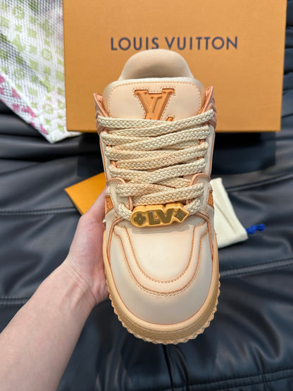 Louis Vuitton LV Pantofi sport Maxi Washed Portocaliu - prezentare produs