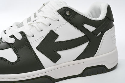 Off-White Off-White Out Of Office Military Verde Alb Pantofi sport - prezentare produs